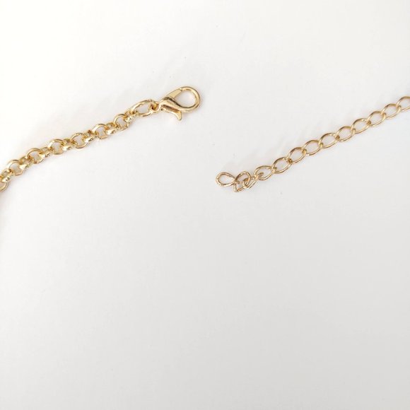 Pink and cz beaded statement necklace - Picture 10 of 10